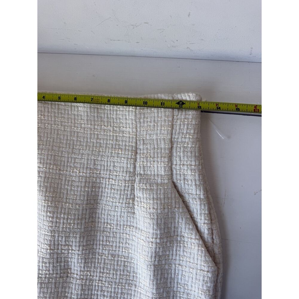 Anthropologie Cream Bouclé Midi Skirt - Picture 6 of 7